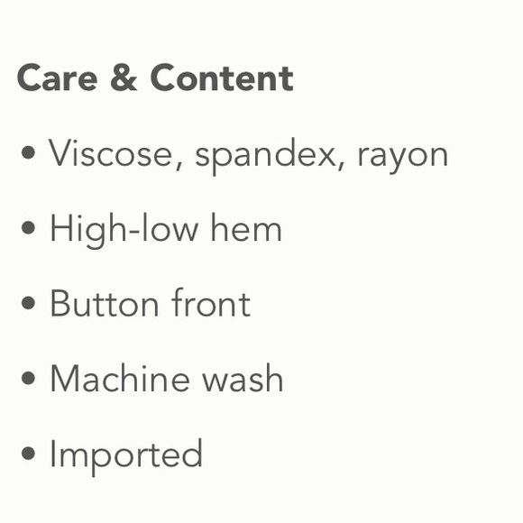 ANTHRO Hi Lo Buttondown Tunic - Picture 3 of 3